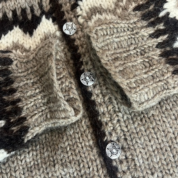 Vintage Hilda Ltd. Wool Cardigan Size Mens L - Picture 6 of 9